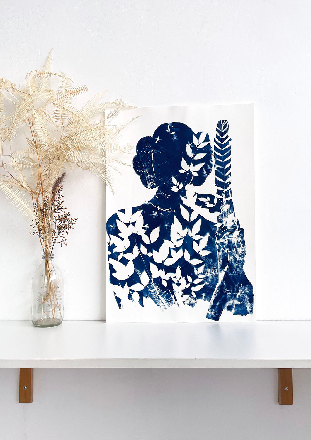 Leia-cyanotype