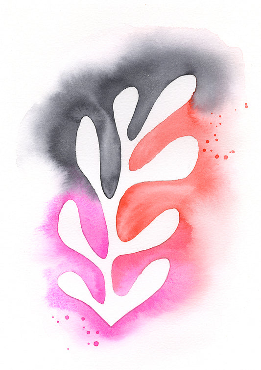 How to Paint Seaweed in Watercolour | Wet-on-Wet & Negative Space Tutorial