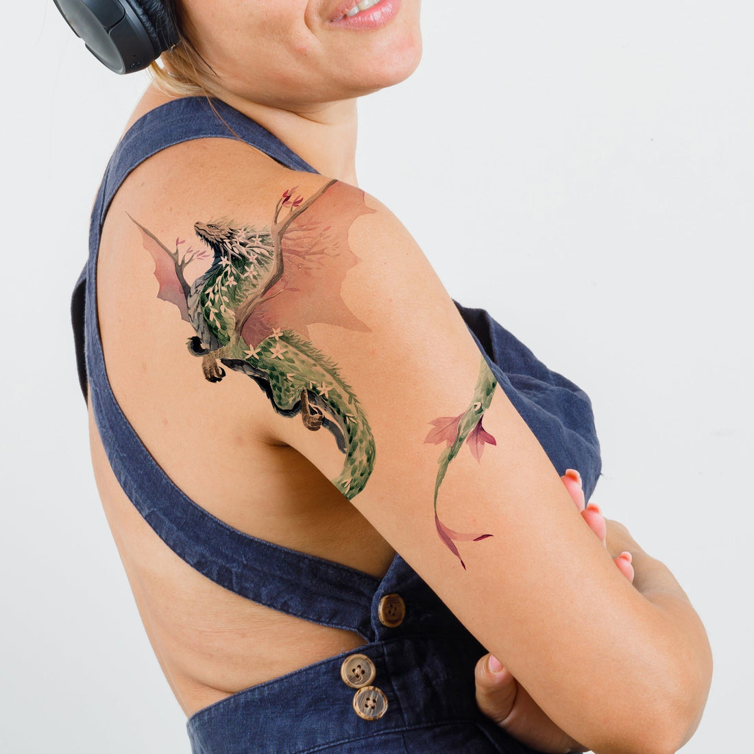 Commissioned Pieces: The Latest: a dragon tattoo.