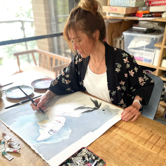 How I Create Custom Watercolour Artwork for Your Brand or Project