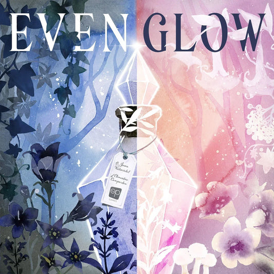 Watercolour botanical illustration for EvenGlow board game by Clémentine Campardou