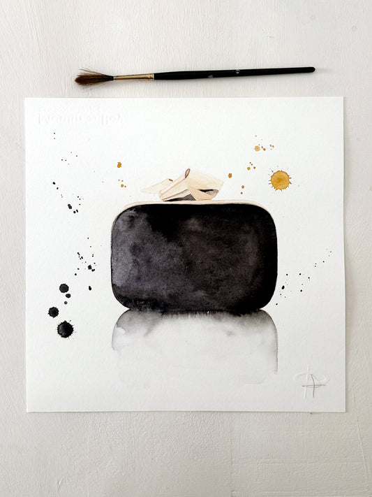 Black and Gold clutch