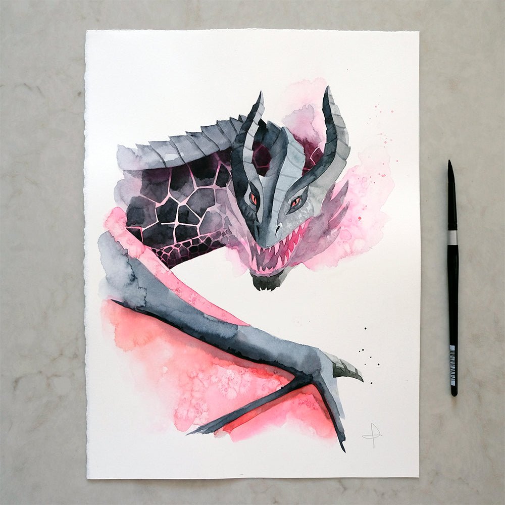 Rollo - Limited Edition Wyrmspan Dragon Art Print – Blule, The Boutique