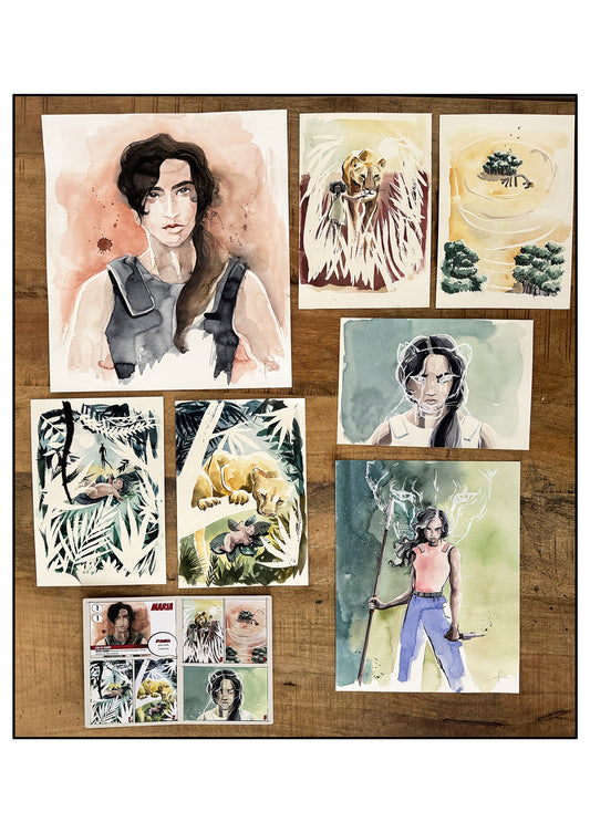 Maria Story Set - Original paintings