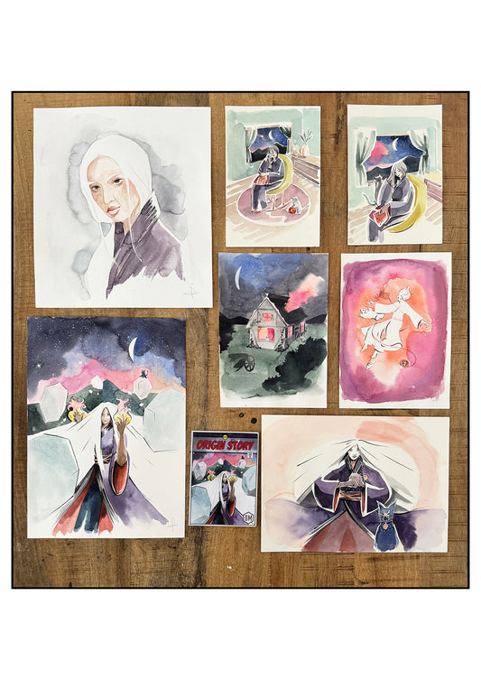 Mei-Lin Story Set - Original paintings